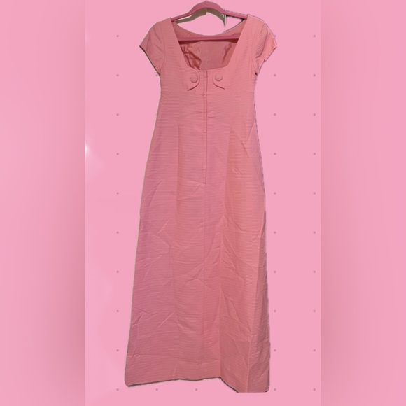 Expertly Sewn Handmade Genuine 50’s formal dress in light pink! - Picture 5 of 8